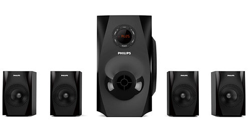 Product Image - Bluetooth Home Theater Philips (494x435), Png Download