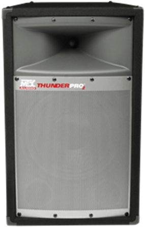 Tp1100 2-way 100w Rms Full Range Cabinet Speaker - Mtx Tp1200 Audio Thunderpro Ii 2way Professional Loudspeaker (350x500), Png Download