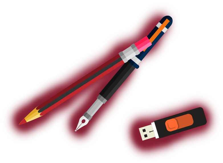 Pens - Cable (1131x714), Png Download