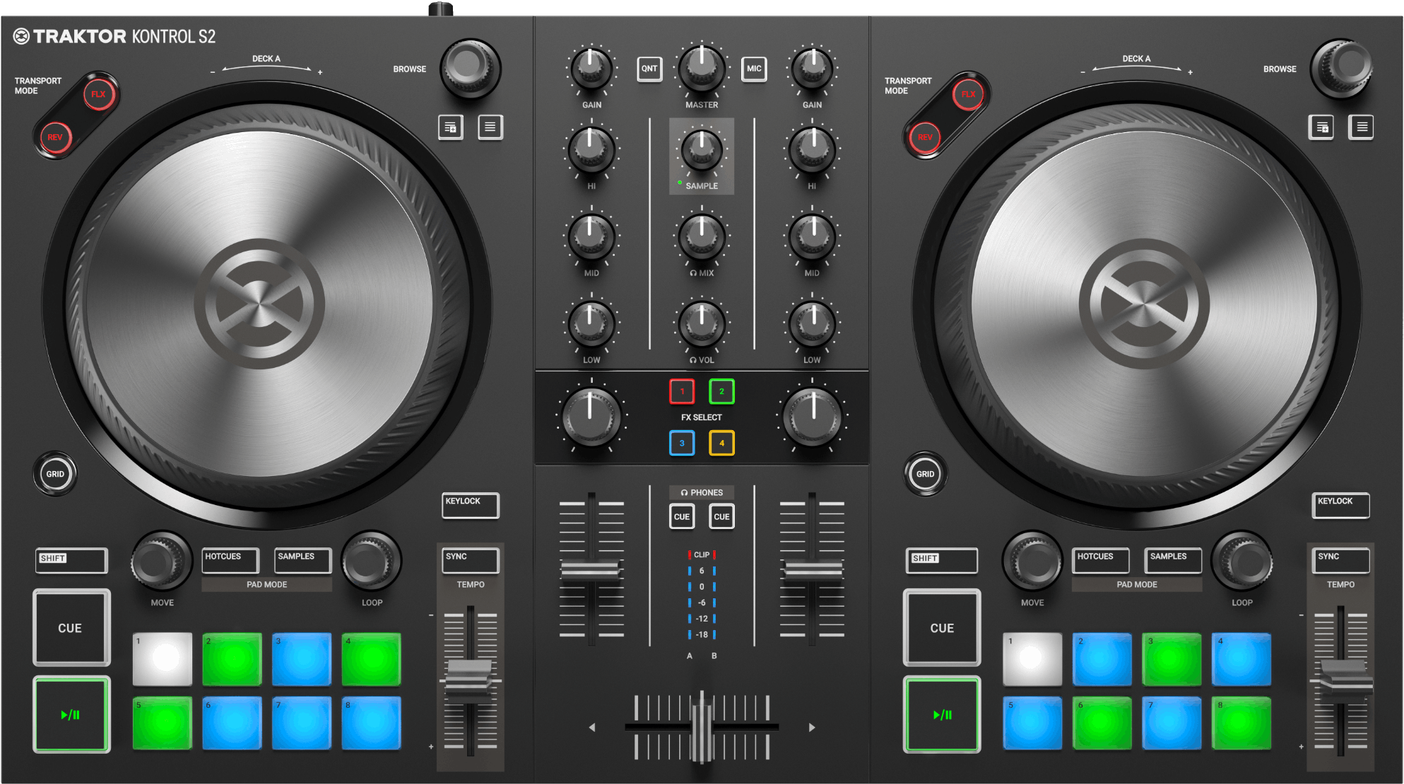 Traktor Kontrol S2 Mk3 (3000x2000), Png Download