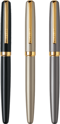 Roller Pens - Metal Branded Pens Png (570x461), Png Download