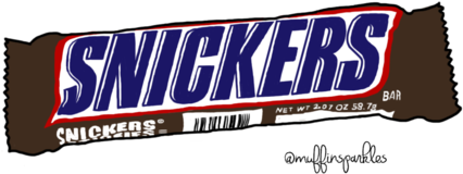 Food, Overlay, And Png Image - Snickers Jpg (500x248), Png Download
