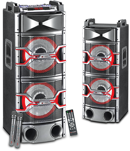 Dj-500 Speakers - Audionic Big Speakers Price In Pakistan (550x550), Png Download