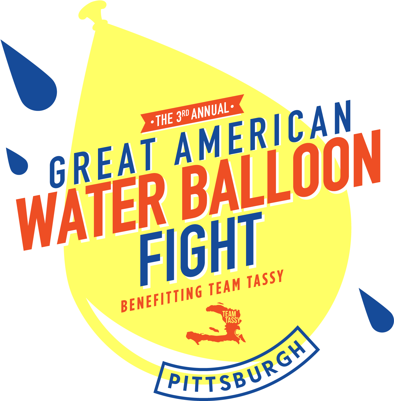 Pittsburgh Great American Water Balloon Fight - Team Tassy (1628x1587), Png Download