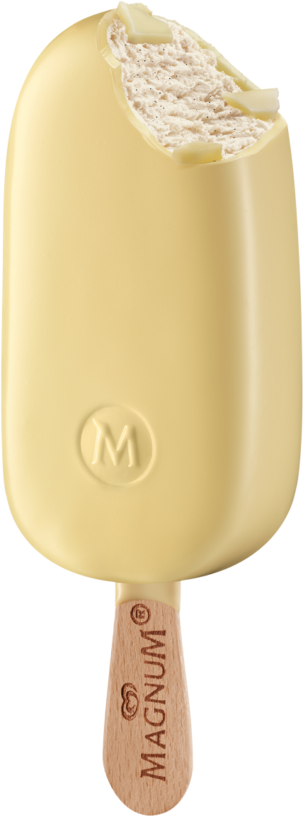 Magnum Ice Cream White (1000x2566), Png Download