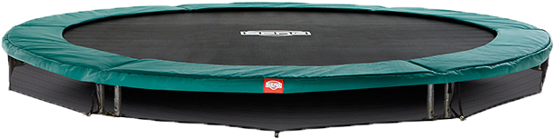 Berg Talent Inground Trampoline - Berg Trampoline Inground Talent 244 Cm Groen (680x460), Png Download