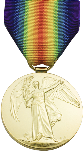 Victory-medal - Ww1 Victory Medal (274x498), Png Download