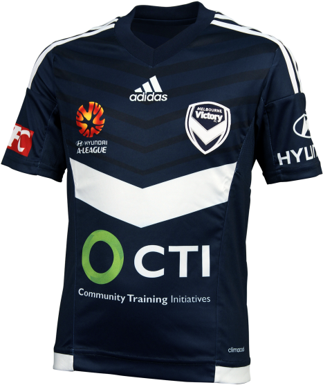 Melbourne Victory 2015/16 Mens Home Jersey - Polo Shirt (740x740), Png Download