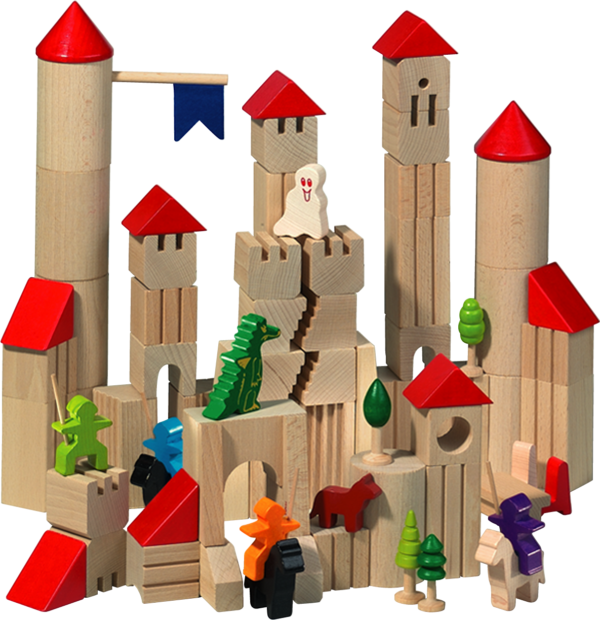 Ghost Tower & Castle Block Set - Haba Ghost Tower Knights Castle (1224x1584), Png Download
