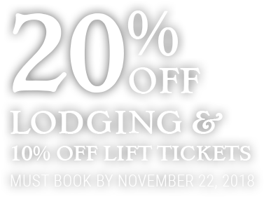 20% Off Lodging & 10% Off Lift Tickets - Black-and-white (405x320), Png Download