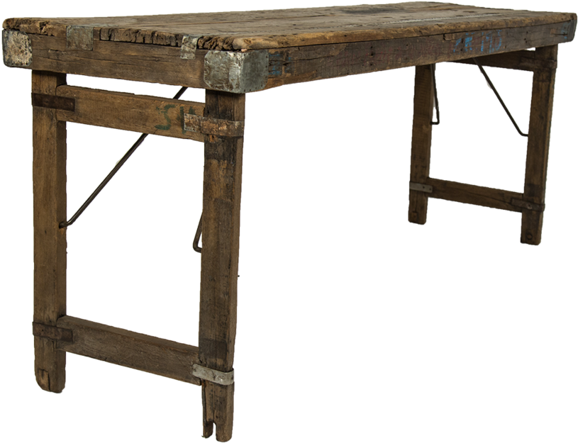 Na'eem Indian Wood Table 2 (1000x774), Png Download