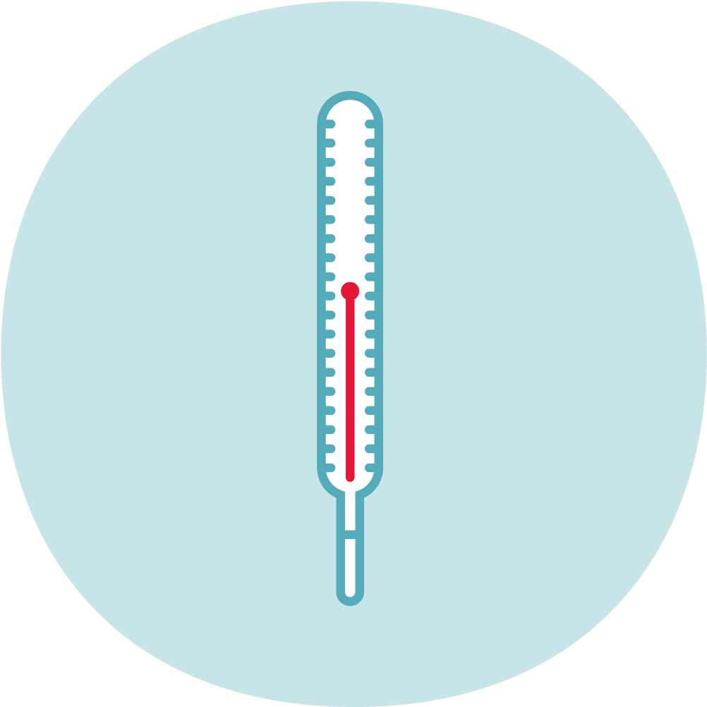 Experiencing A Slight Teething Fever - Circle (1450x1467), Png Download