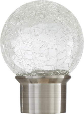 Crackle Glass Ball - Crackle Glass Finials (670x670), Png Download