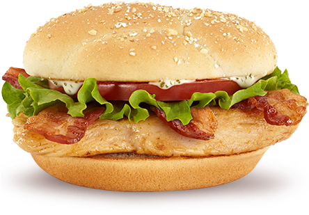Cooking Clipart Grilled Chicken Sandwich - Mcdonalds Grilled Chicken Ranch Blt (443x350), Png Download