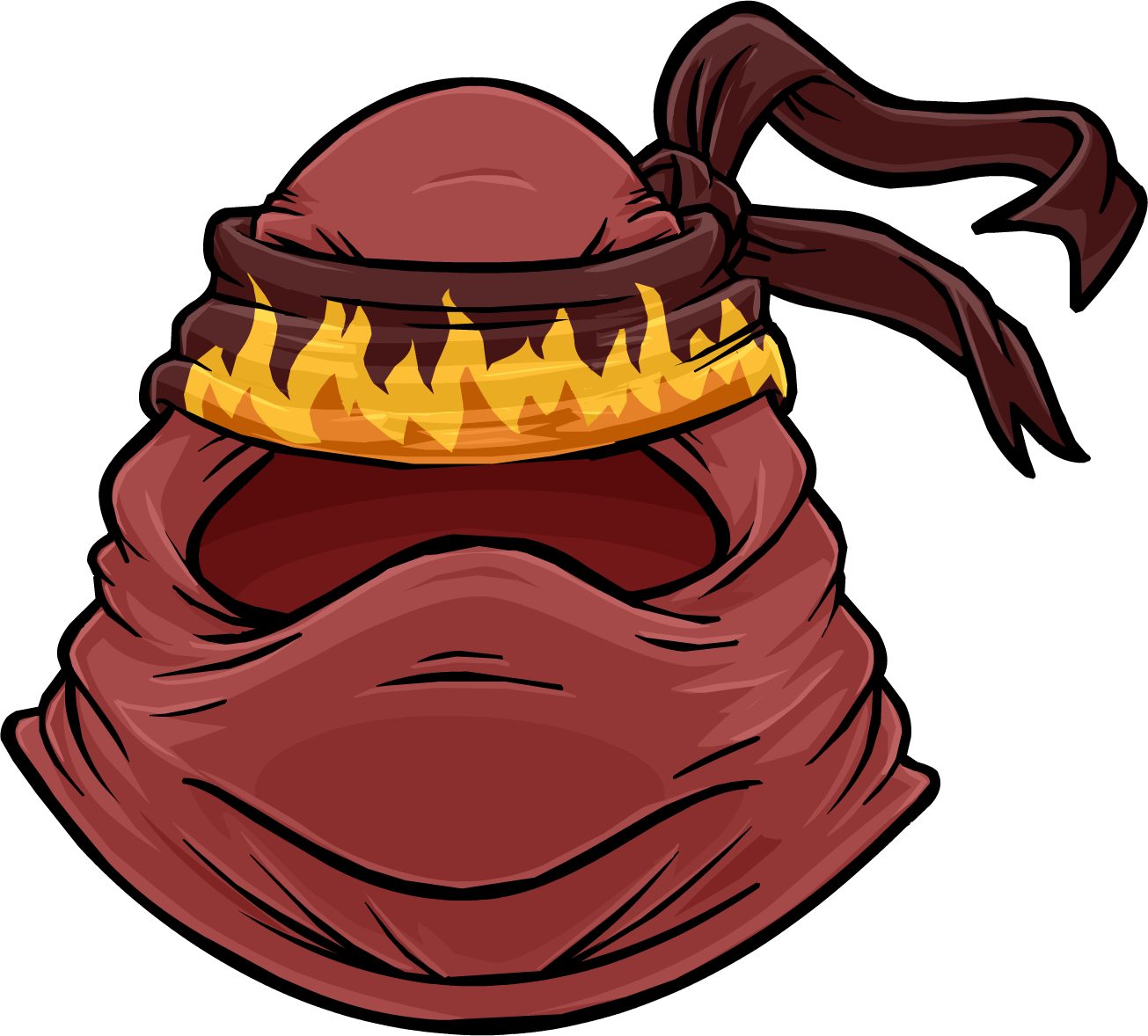 Lava Mask - Club Penguin Card Jitsu Fire (1305x1178), Png Download