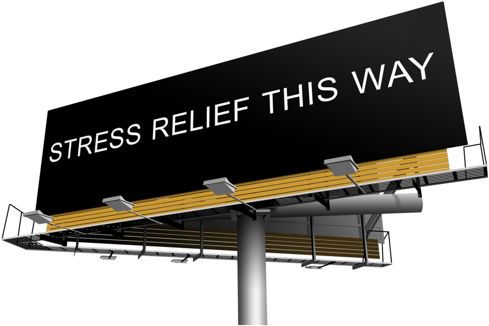 Stress Relief This Way (825x510), Png Download