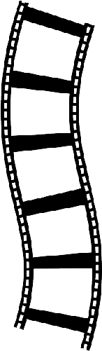 Electronics - Red Film Strip Png (250x500), Png Download