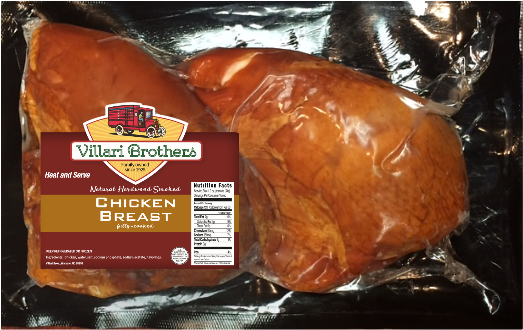 Smoked Chicken Breast - Sobrassada (2297x1494), Png Download