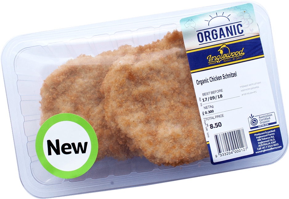 Organic Chicken Breast Schnitzel - Chicken As Food (1080x692), Png Download