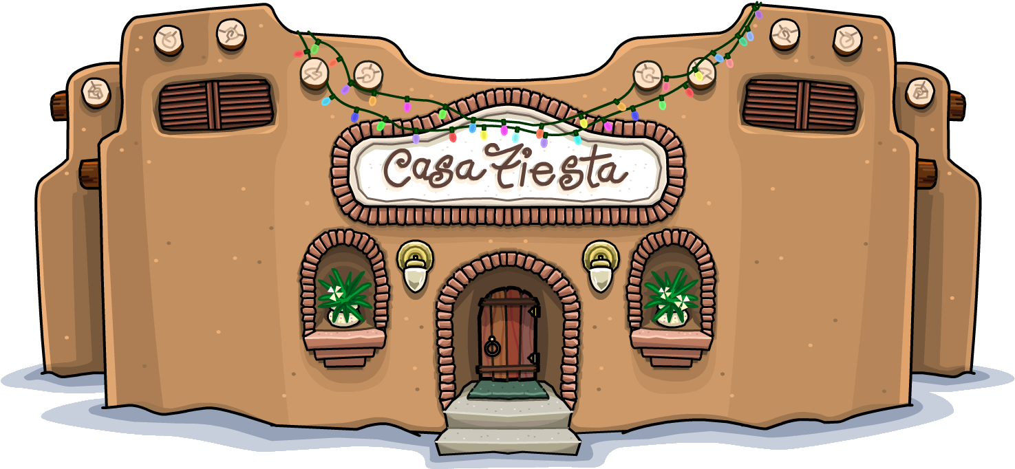 Casa Fiesta - Casa Fiesta Club Penguin (1498x777), Png Download