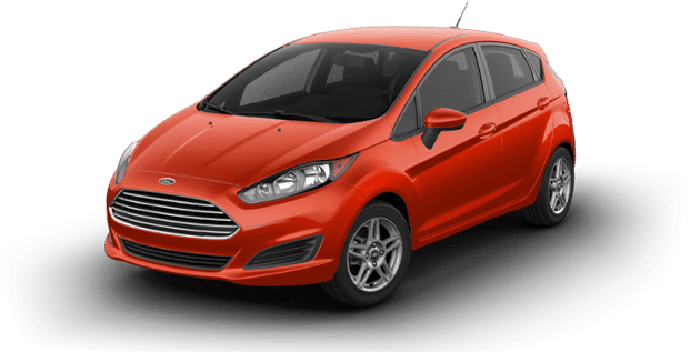 2018 Ford Fiesta In Hot Pepper Red Metallic - Ford Fiesta (768x384), Png Download