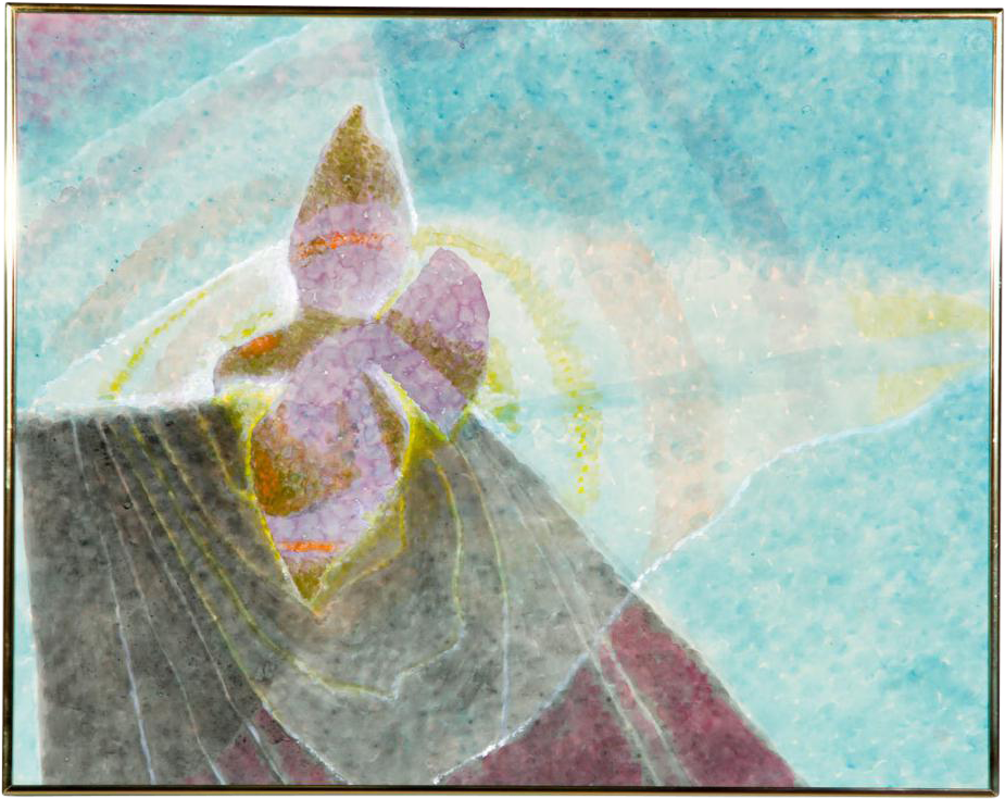 Abstract Iris, Watercolor On Chairish - Artwork (1027x816), Png Download