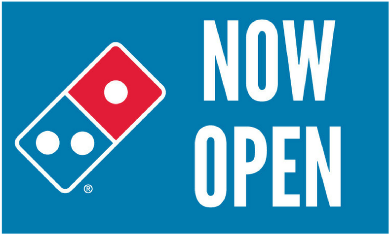 "now Open" 2'x4' Wobble Board - Domino's Gift Card (email Delivery) (800x800), Png Download
