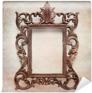 Shabby Chic Background With Antique Frame Wall Mural - Shabby Chic (400x400), Png Download