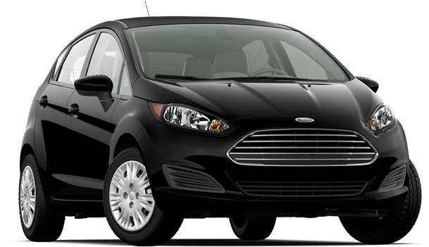 The All New 2018 Ford Fiesta S Fwd 5-door Hatchback - Ford Fiesta 2017 Black (750x350), Png Download