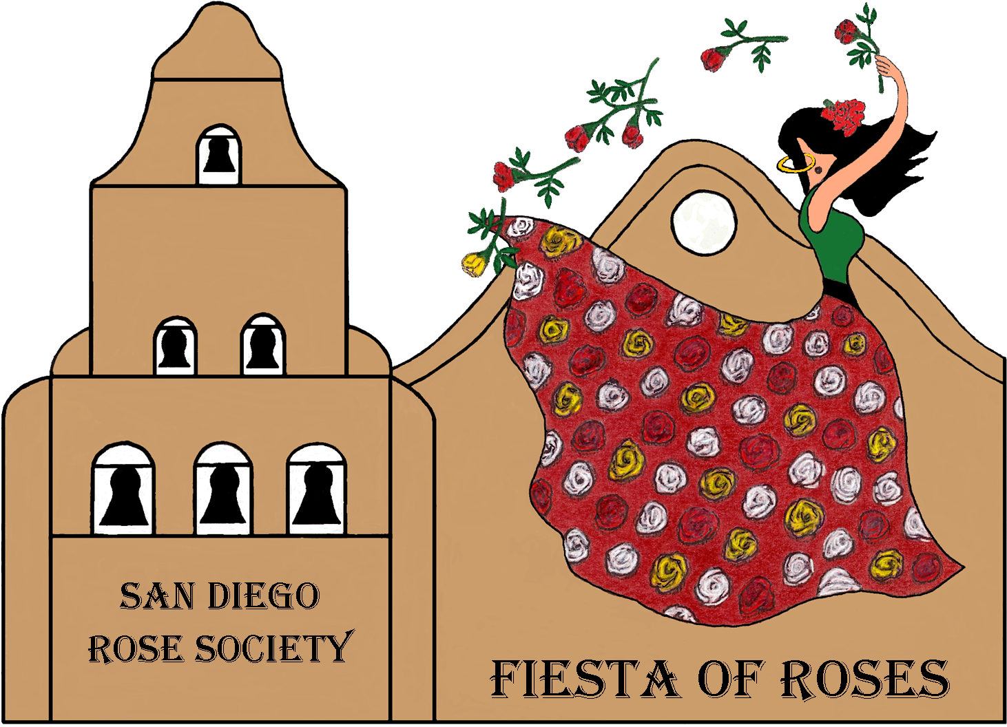 Fiesta Of Roses Opening Celebration - Lotus And The Rose (1499x1122), Png Download
