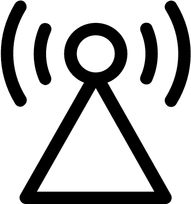 Wifi Tower Signal Vector - Wi-fi (400x400), Png Download