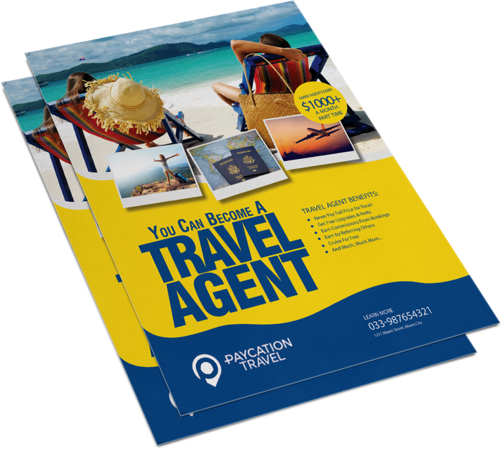 Download Your Free Paycation Flyer Ready To Wake Up - Flyer Png (1024x945), Png Download