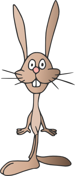 Original Png Clip Art File Rabbit Svg Images Downloading (252x590), Png Download