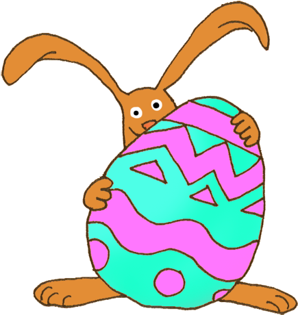 Easter Rabbit Clipart Easter Bunny Clipart Free Clipart - Easter Bunny (456x531), Png Download