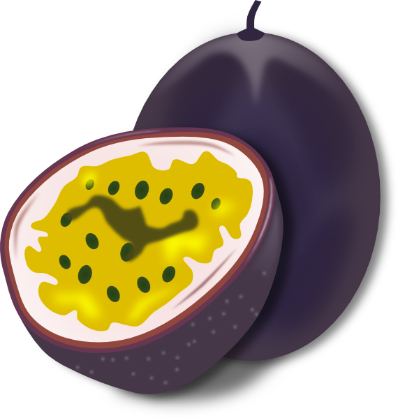 Passion Fruit Clipart Png For Web (570x599), Png Download