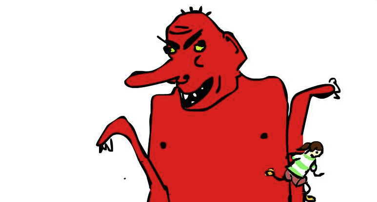 Or Anyone Else Is Snatched Away By A Mountain God Or - Cartoon (772x463), Png Download