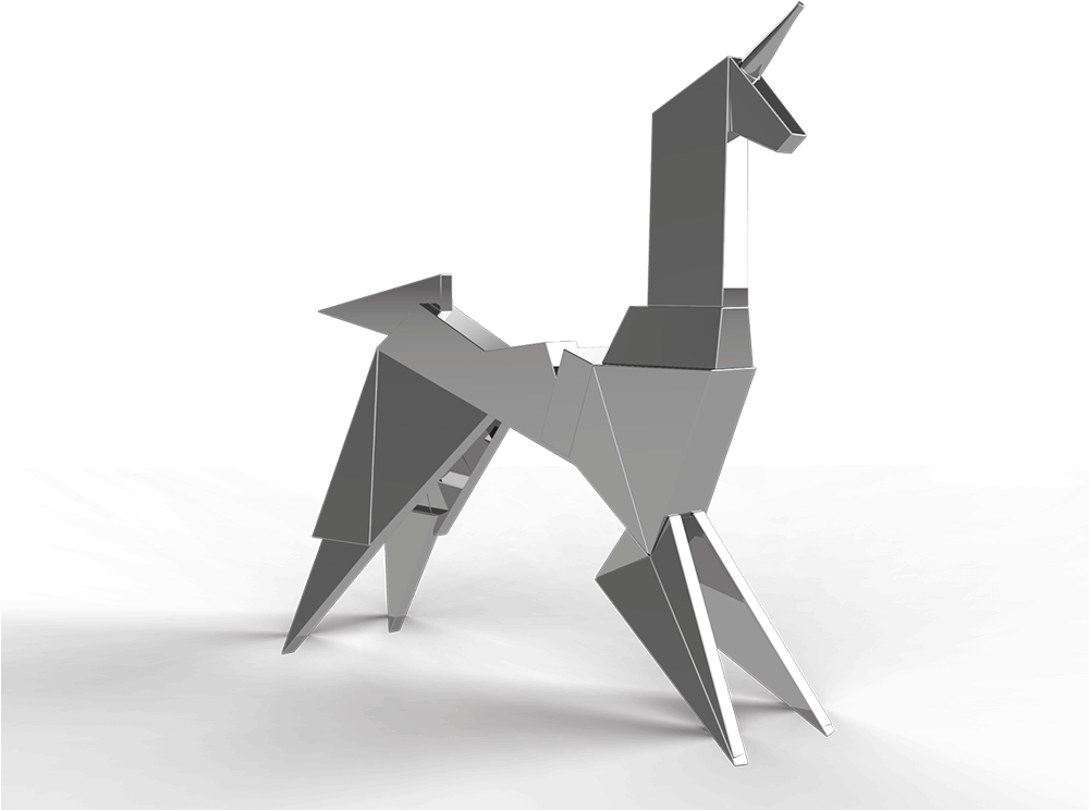 Blade Runner Unicorn In Silver - Blade Runner (1082x816), Png Download
