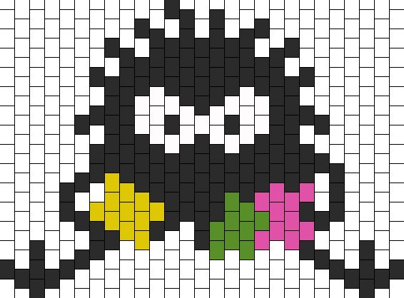 Mad Soot Sprite From Spirited Away Bead Pattern - Spirited Away Perler Beads (566x418), Png Download