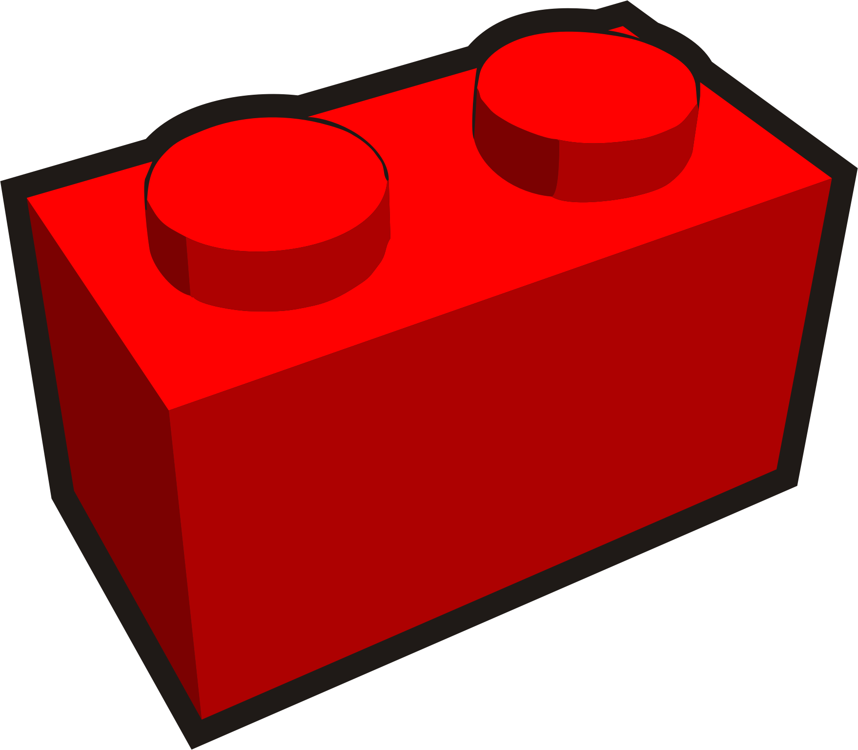 Vector Transparent Clip Is A Brick X Big Image - บล็อก ของเล่น Png (1758x1536), Png Download