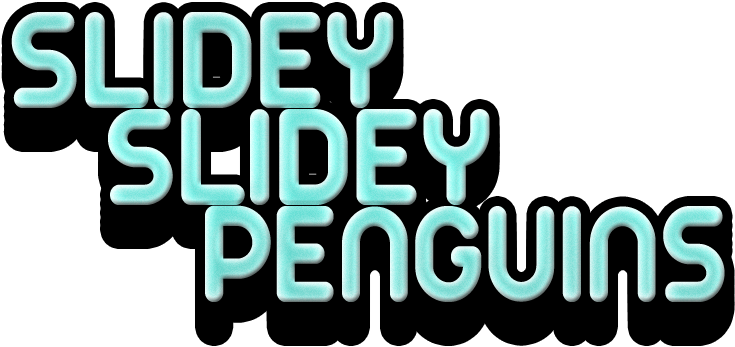 Slideyslideypenguins - Graphic Design (800x400), Png Download