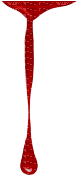 Lagrima De Sangre By Estrellacristal - Blood Drip No Background (320x400), Png Download