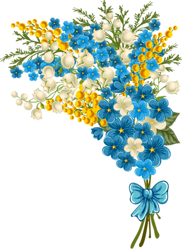 Вазы С Цветами, Букеты - Flower Bouquet Icon Png (366x500), Png Download
