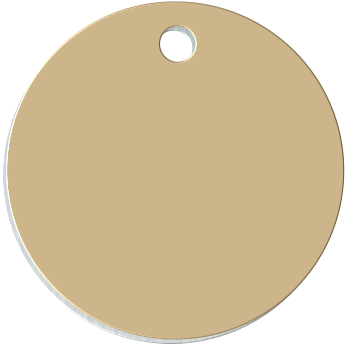 Dog Id Tag Disc - Circle (450x450), Png Download