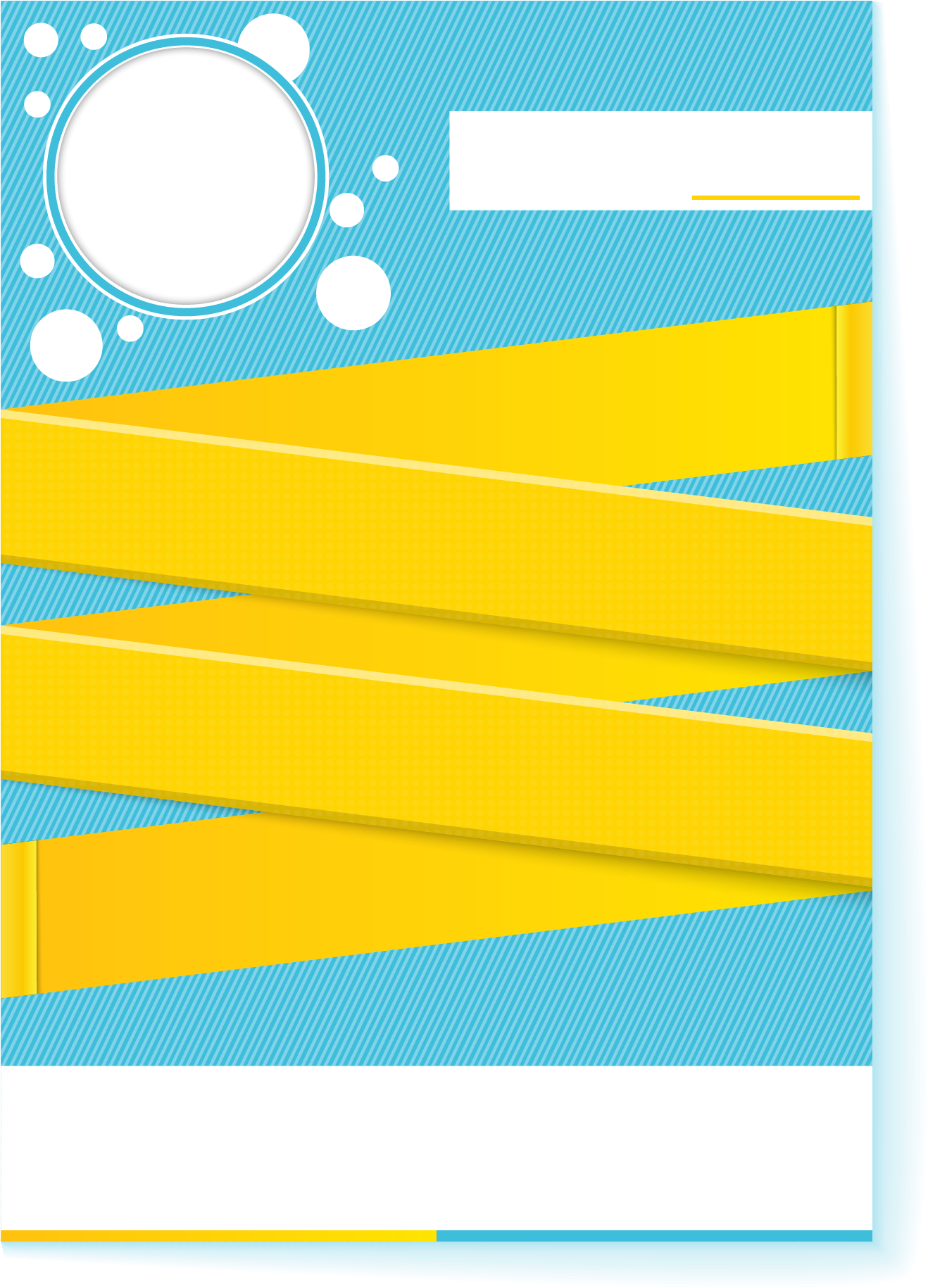 Paper Ribbon Brochure Flyers Material Transprent Png - Flyer (2083x2083), Png Download