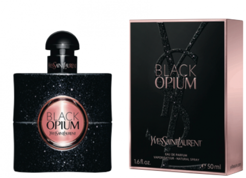Ysl-black Opium Eau De Parfum 50 Ml - Yves Saint Laurent Black Opium Edp 50ml Eau De Parfum (480x620), Png Download