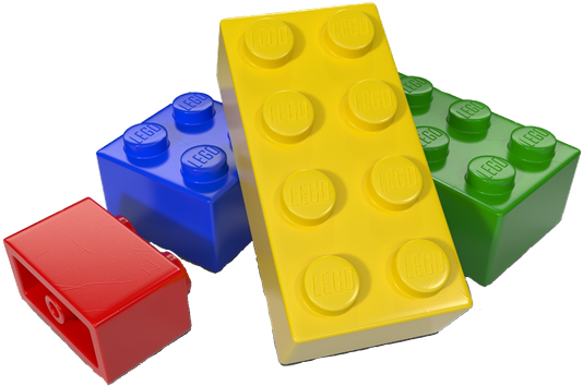 Blue Lego Brick Clipart Free Images Clipartix - Lego Bricks 3d Model (539x391), Png Download