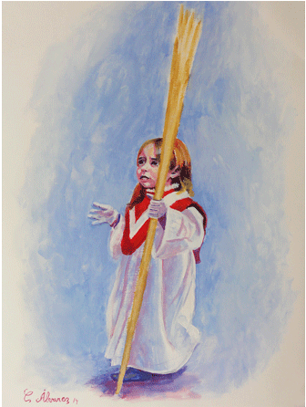 H - Watercolor Paint (445x445), Png Download