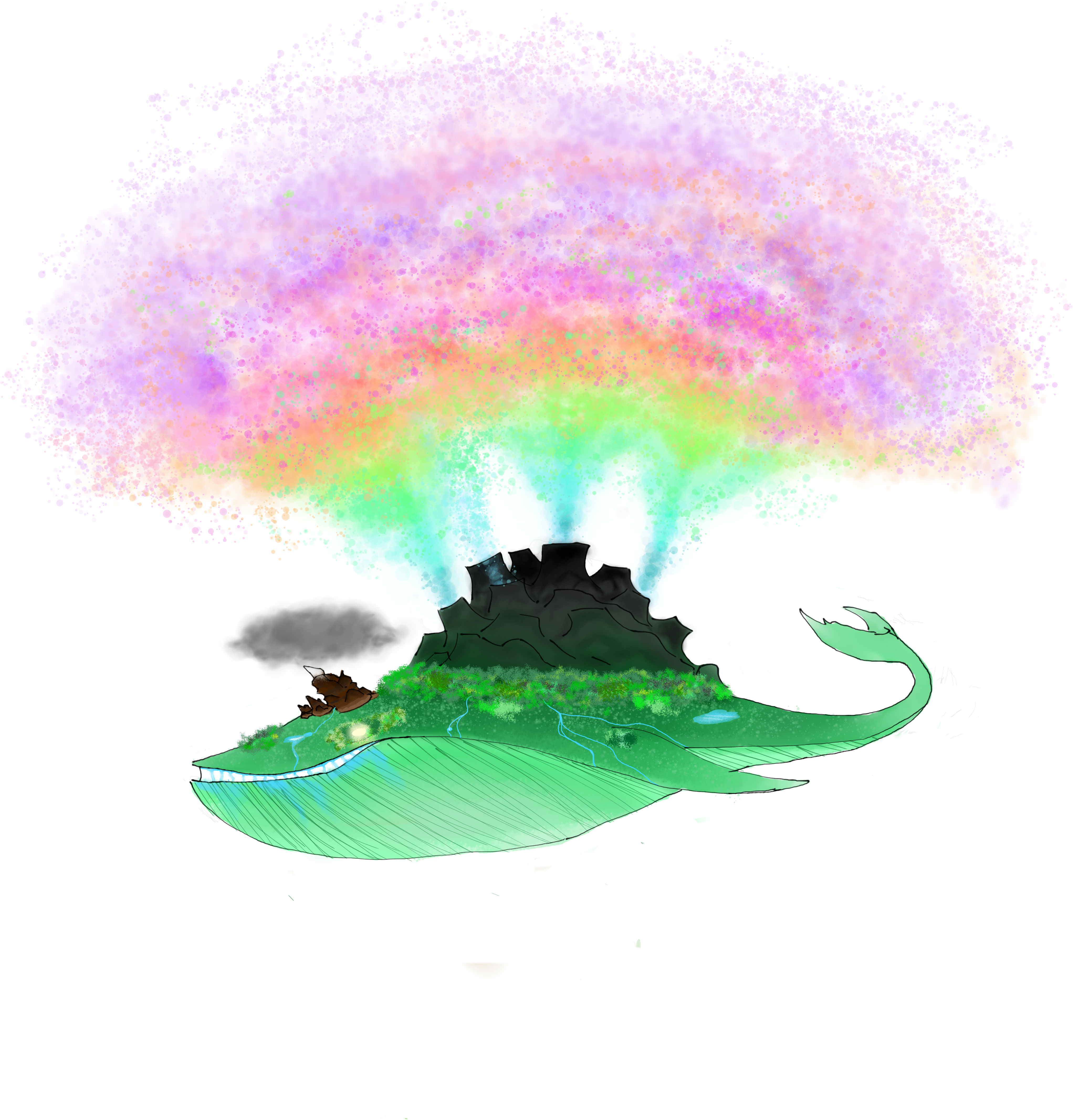 Whalewoods - Illustration (4736x4352), Png Download