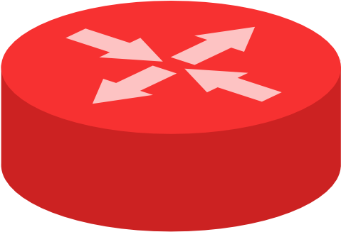 Small - Network Diagram Router Symbol - Free Transparent PNG Download