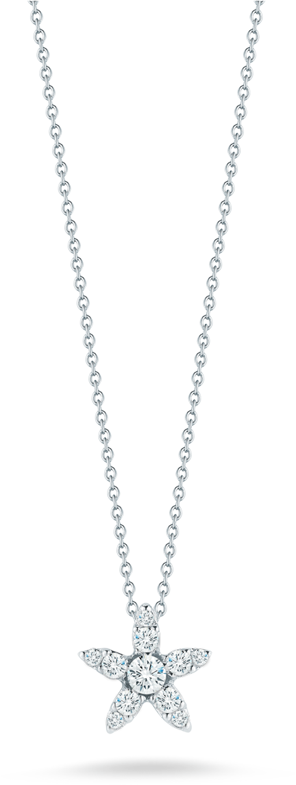 Roberto Coin Tiny Treasures 18k White Gold Star - Locket (1600x1600), Png Download